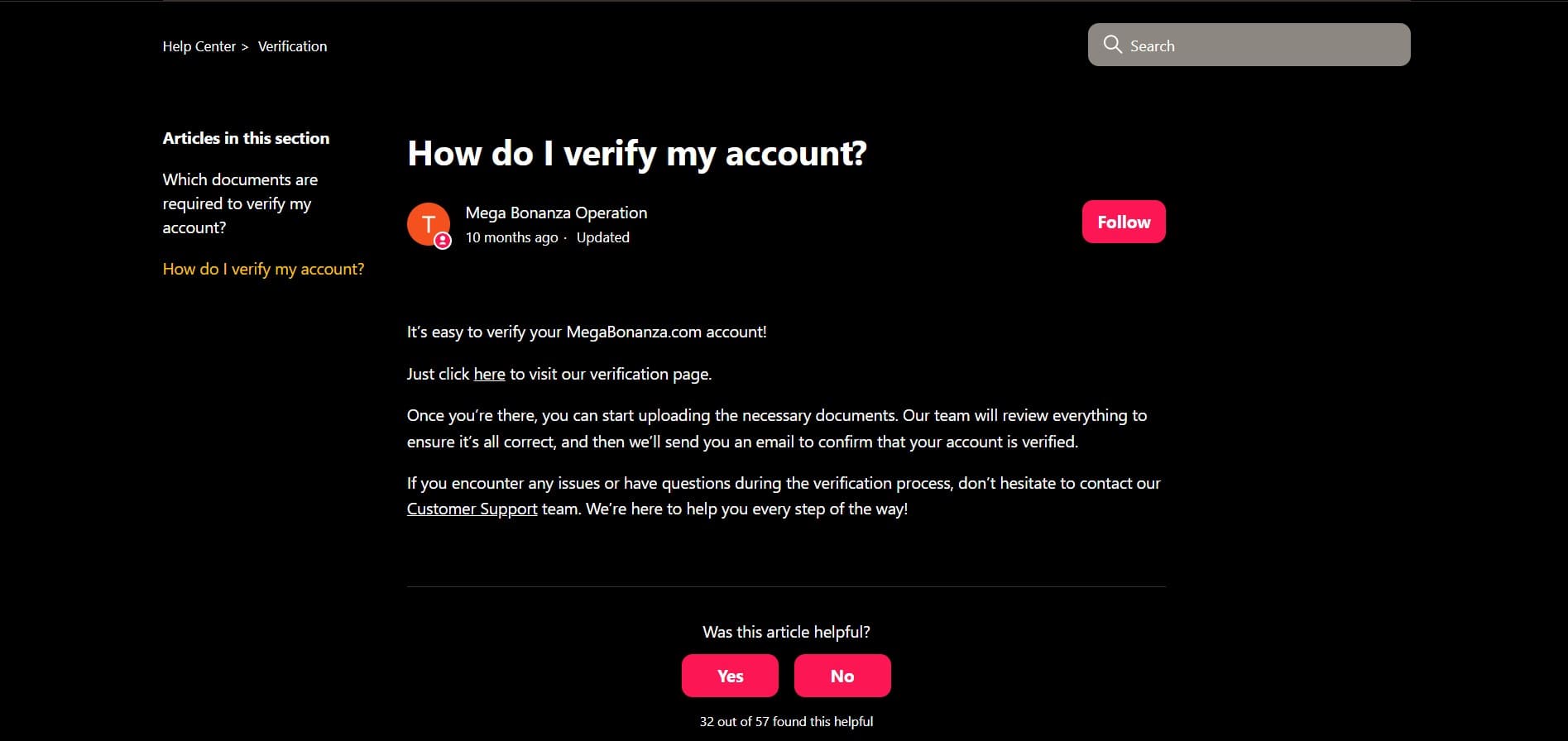 Verification process at sweeps platforms and casino site destinations